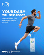 gO2Therapy - Up to 450 Inhalations, Natural 12L Portable Oxygen Canister
